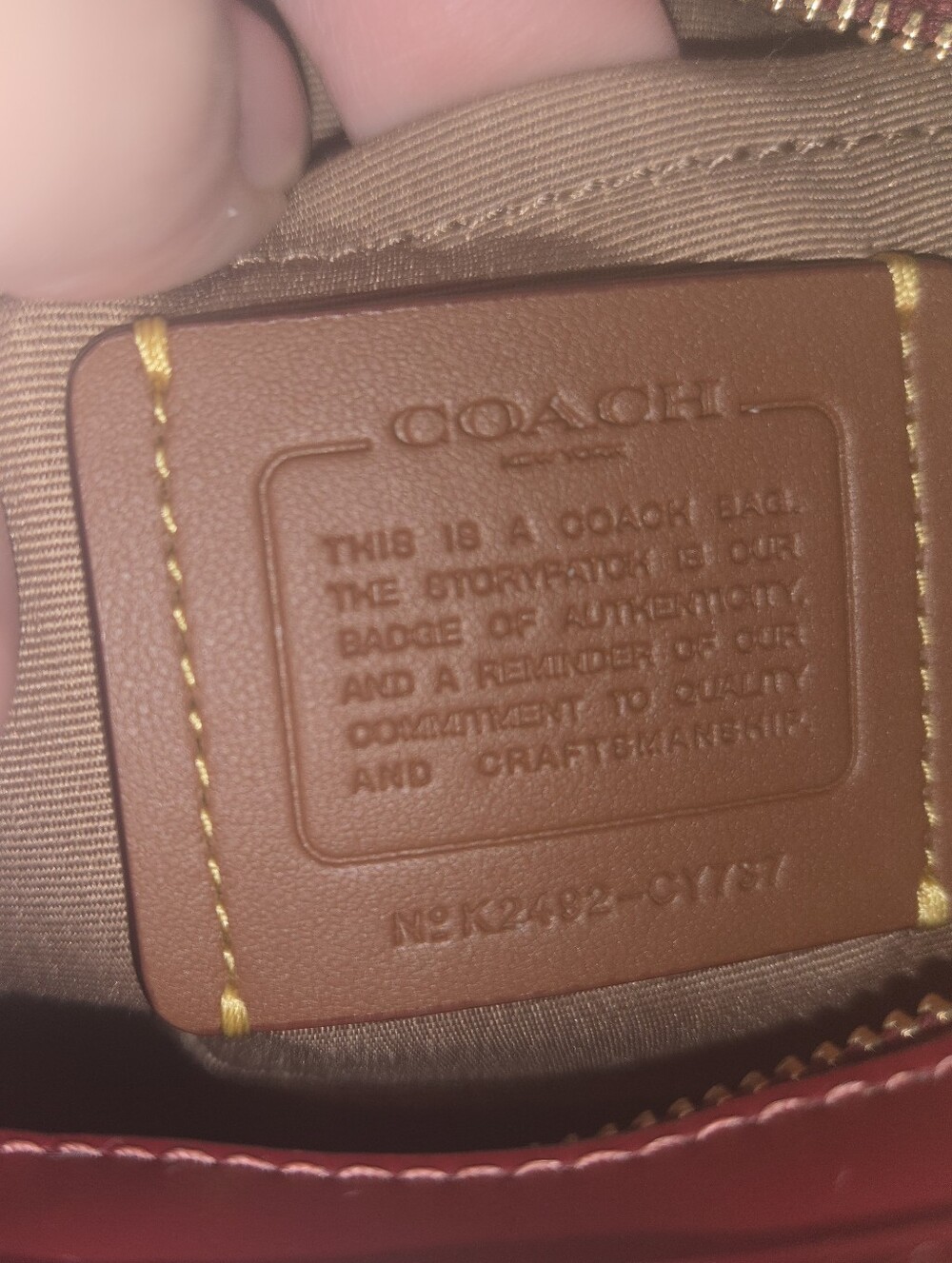 Coach Cherry-Print Mini Tote - Picture 5 of 5